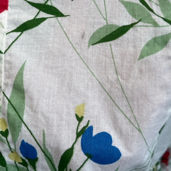 DOROTHY PERKINS FLORAL PEPLUM TANK COTTAGECORE BOTANICAL GARDEN PARTY - SIZE 18 - Picture 11 of 14